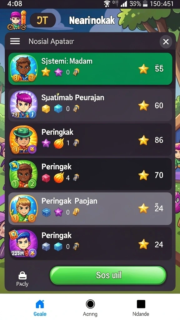 Tampilan antarmuka yang bersih dan mudah dipahami.
