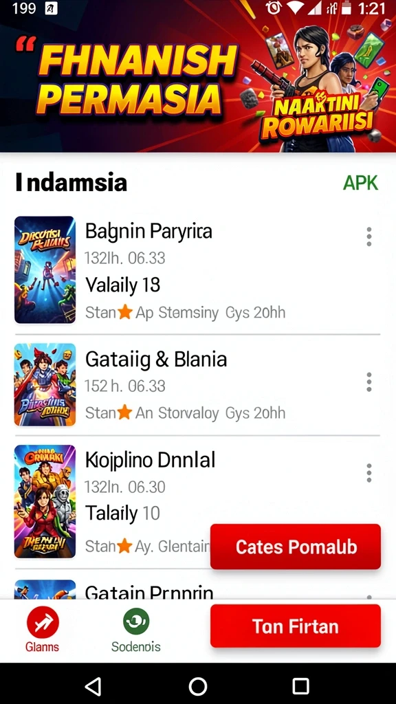 Berbagai pilihan permainan yang menyenangkan.