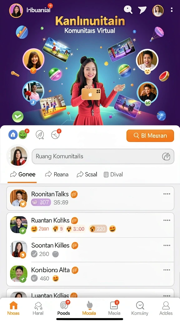 Fitur bonus harian yang menggiurkan.