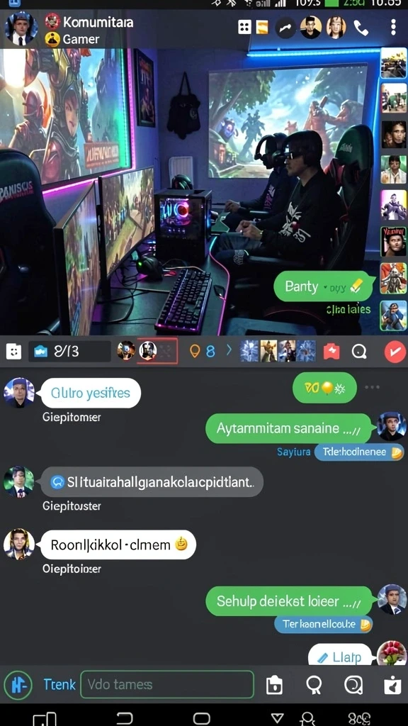Gambaran visual dunia fantasi yang menawan.