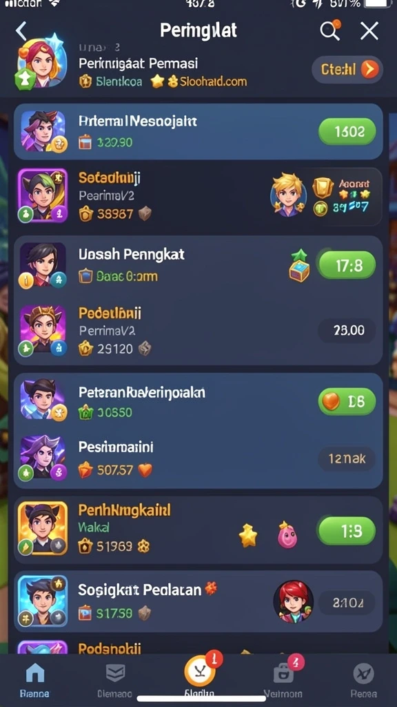 Menampilkan karakter utama dalam aksi berani.