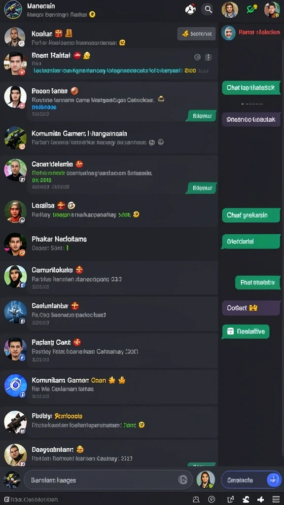 Tampilan awal yang menarik dan interaktif.