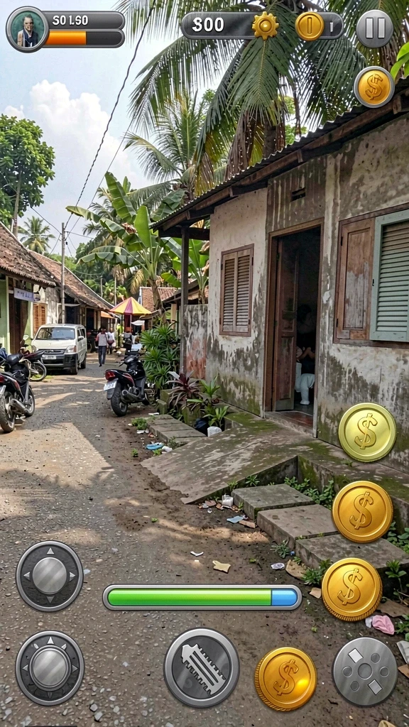 Tangkapan layar menampilkan grafis yang memukau di AYU89.