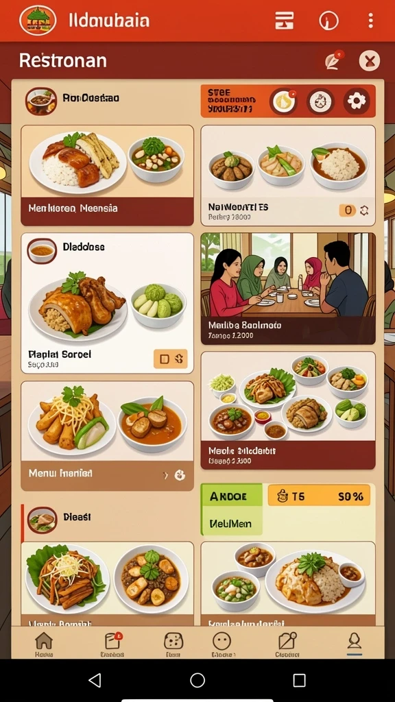 Fitur karakter kustomisasi yang beragam.