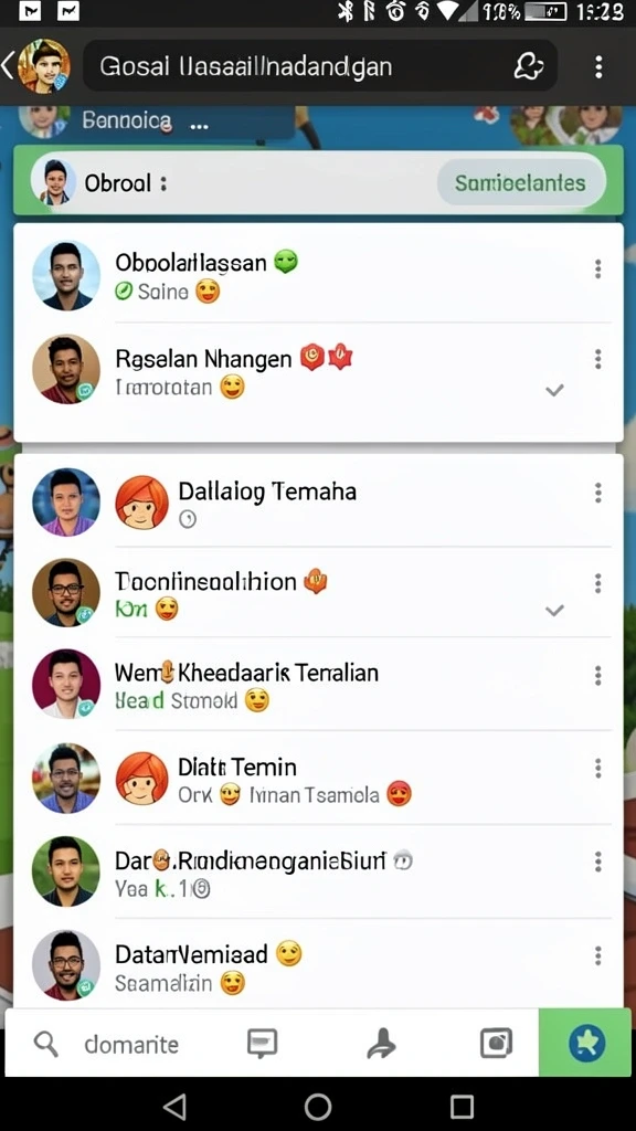 Tampilan awal game D200M yang mengesankan.