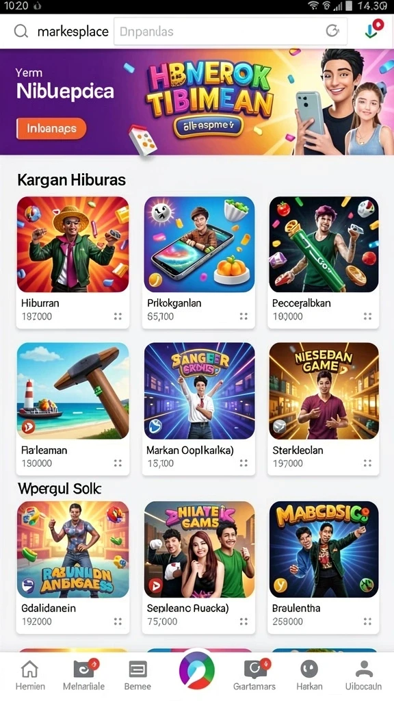 Karakter yang bisa dikustomisasi sesuai keinginan.