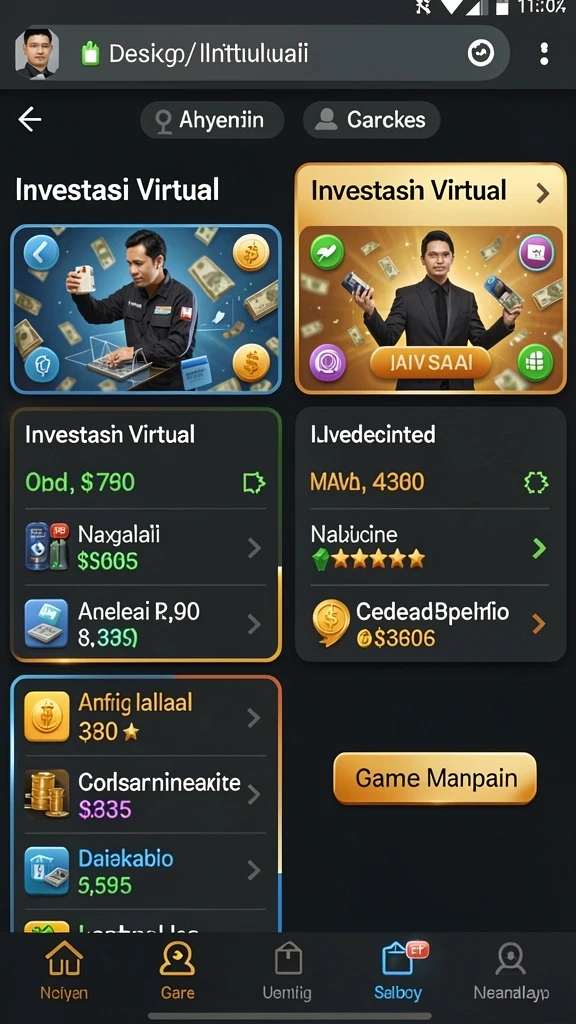 Banyak pilihan permainan yang menyenangkan.