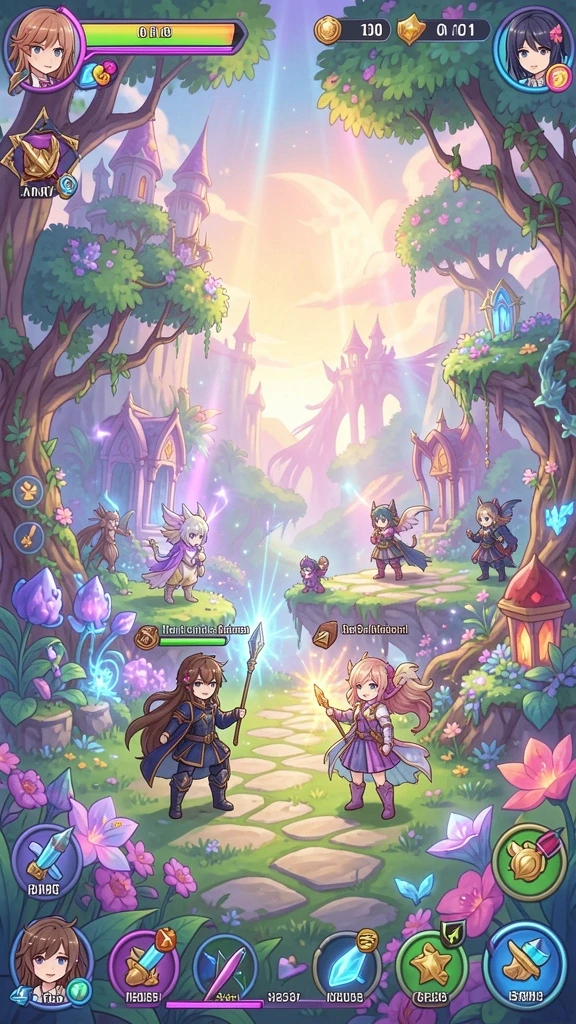 Tampilan awal game yang memukau.