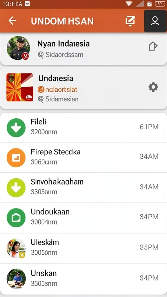 Screenshot menunjukkan fitur kustomisasi karakter dalam IDAGAME.