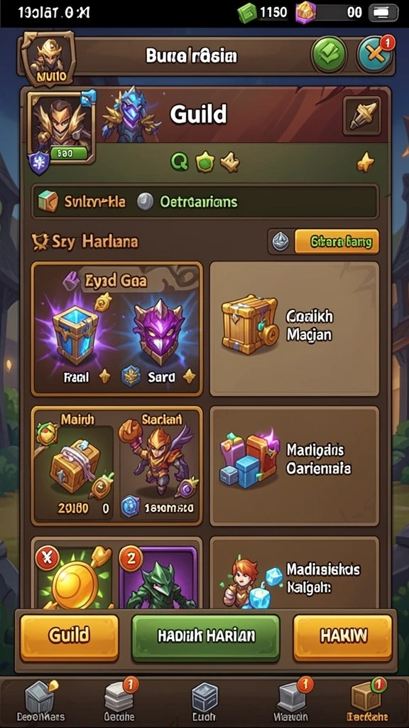Screenshot yang menampilkan pertandingan seru dengan banyak pemain.