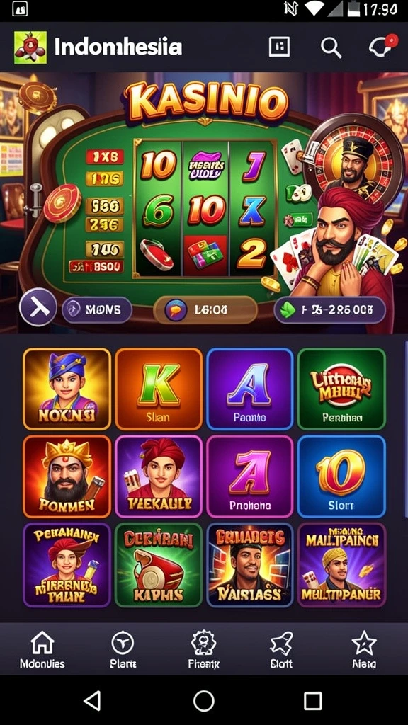 Fitur live casino untuk pengalaman bermain yang nyata.