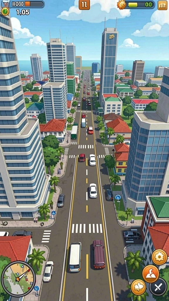 Tampilan utama dengan desain kafe yang menawan.