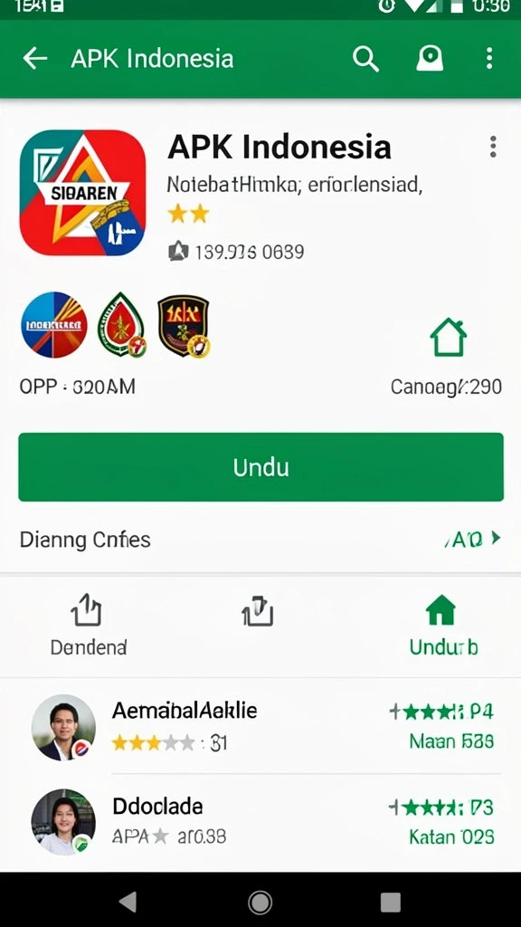 Berbagai mode permainan yang dapat dipilih.