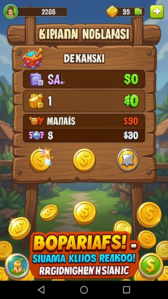 Fitur bonus harian yang menguntungkan pengguna.