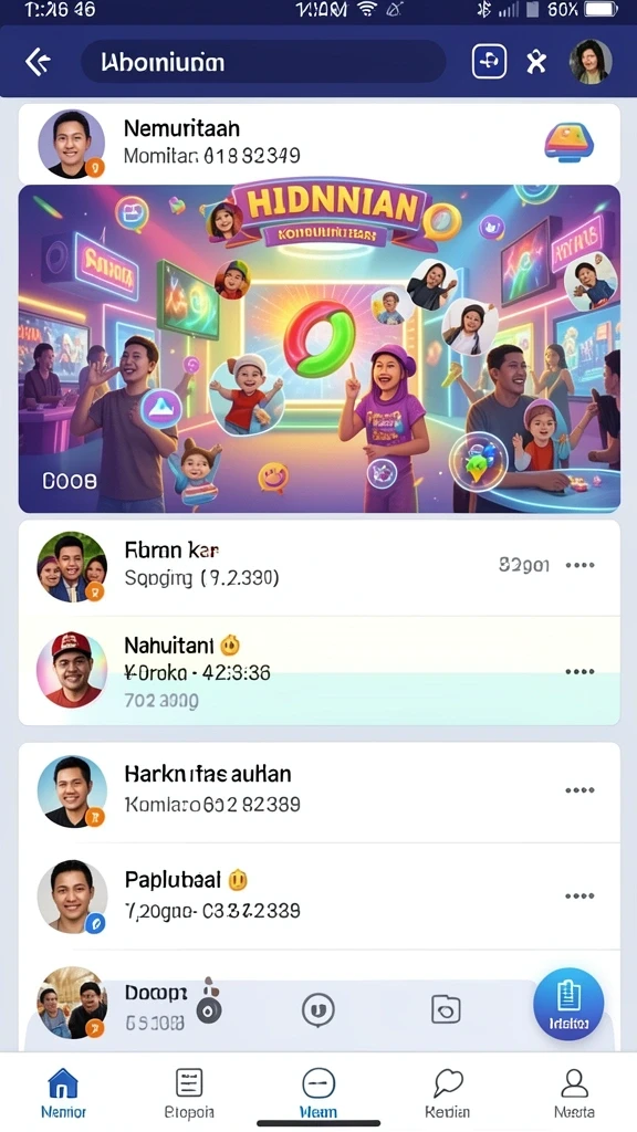 Fitur notifikasi yang memberi informasi terbaru.