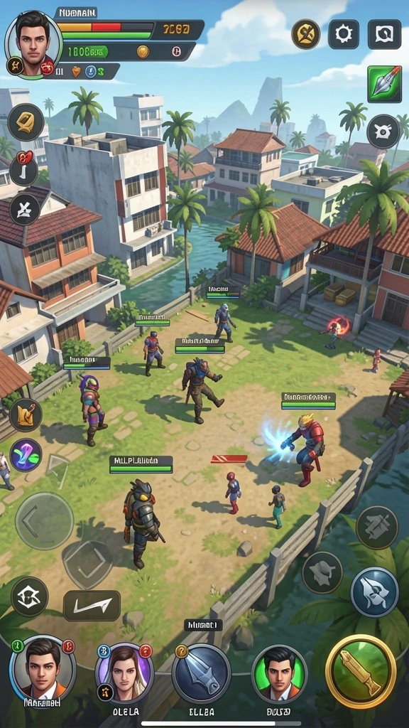 Tampilan antarmuka QTGAME yang intuitif.