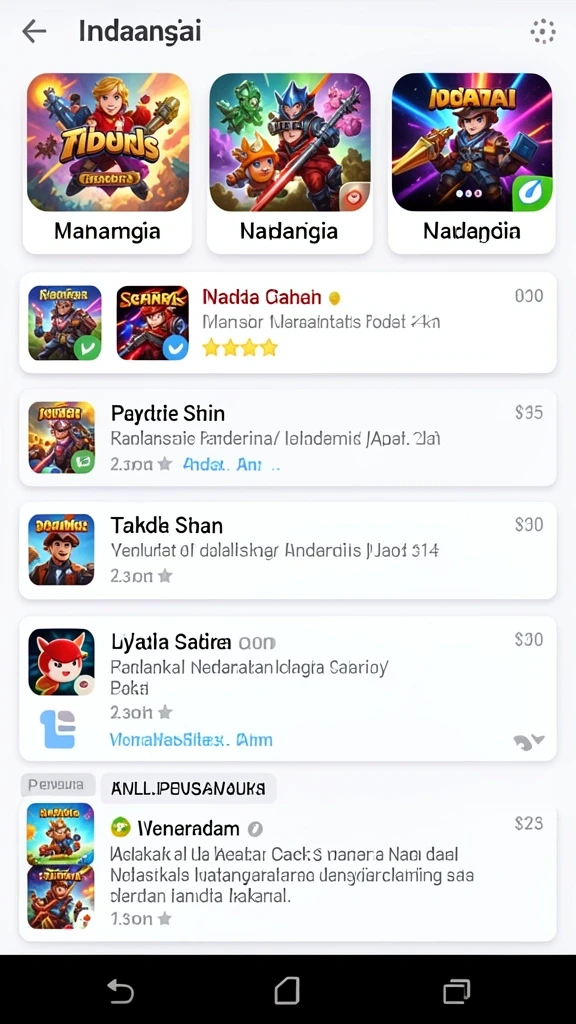 Screenshot menampilkan tampilan awal game yang menarik.