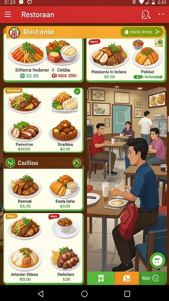 Screenshot menampilkan grafis yang memukau dari RAYA22.