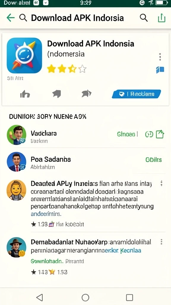 Tampilan layar awal yang menarik dan mudah dinavigasi.