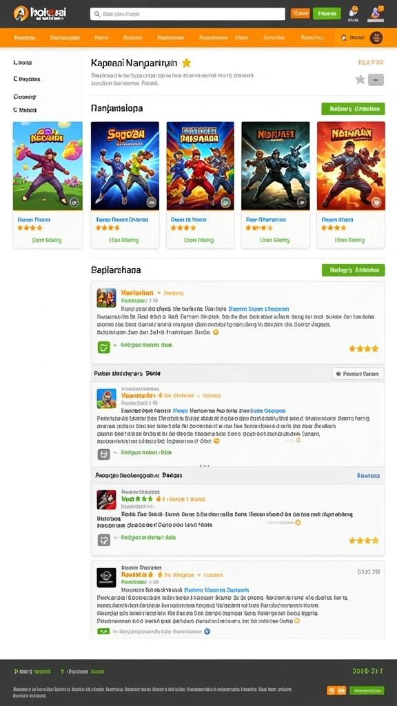 Screenshot menunjukkan pemandangan indah dalam game.