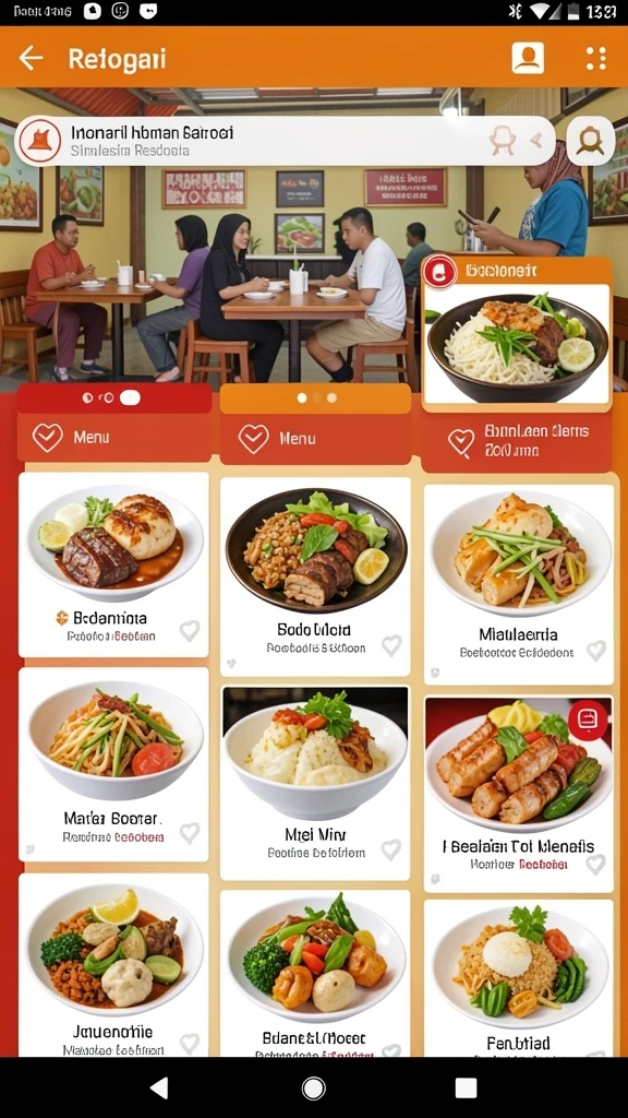 Tampilan antarmuka yang menarik dan user-friendly.