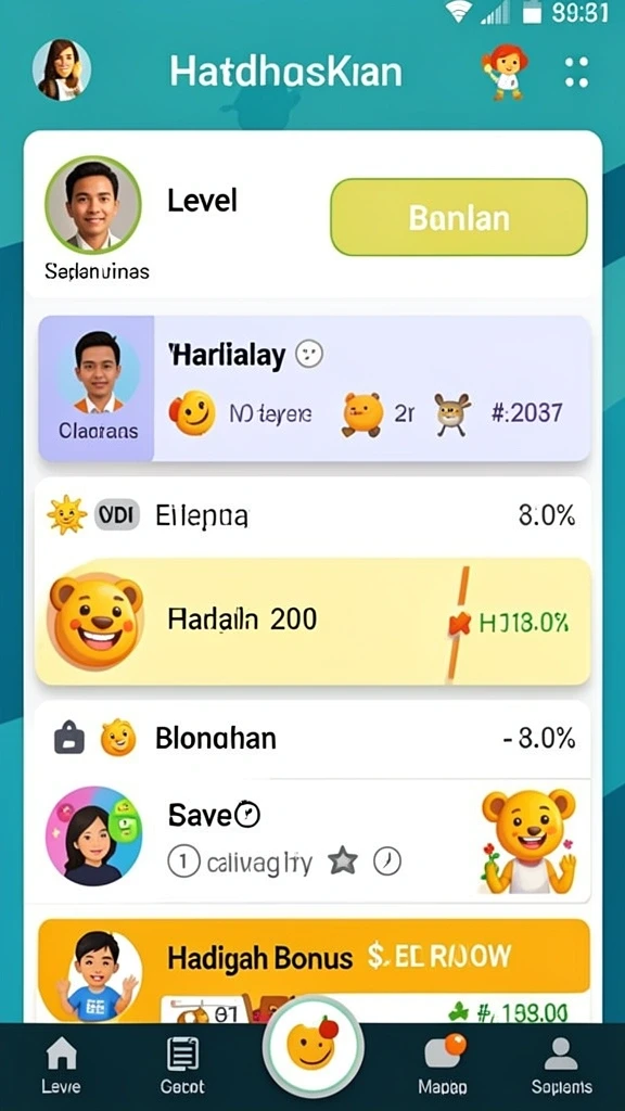 Level baru yang penuh tantangan dan kesenangan.