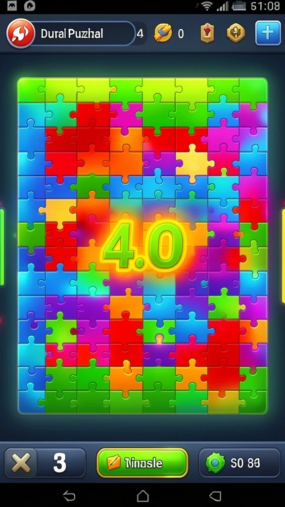 Tampilan awal game yang penuh warna dan menarik.