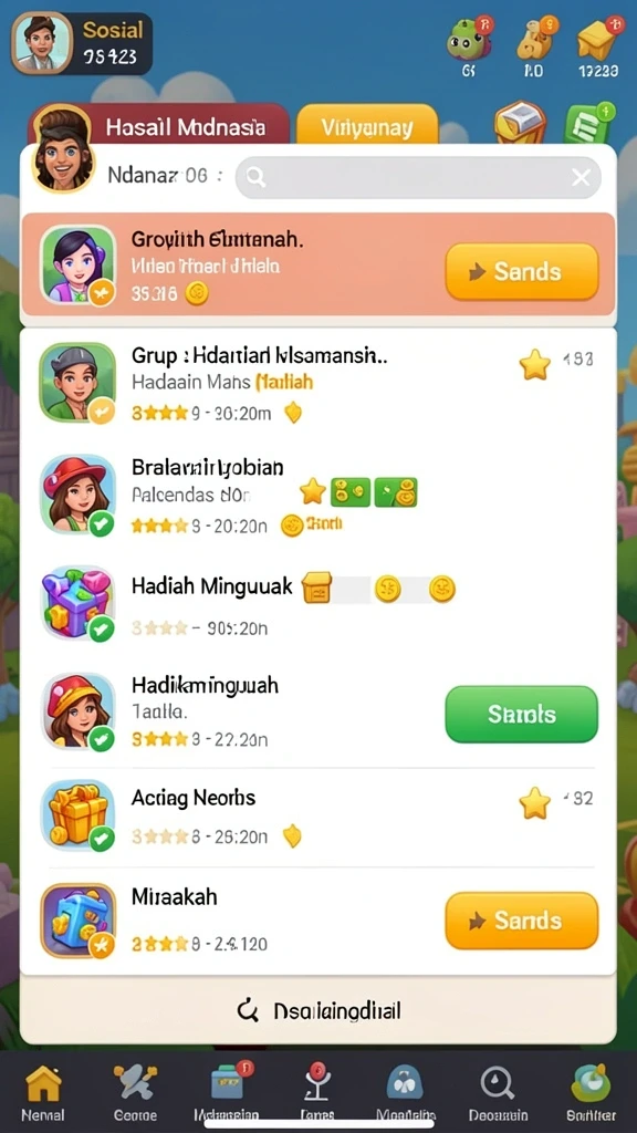 Mode permainan yang seru dan menantang.