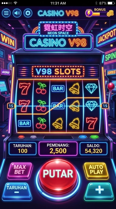 v98 — menu pengaturan